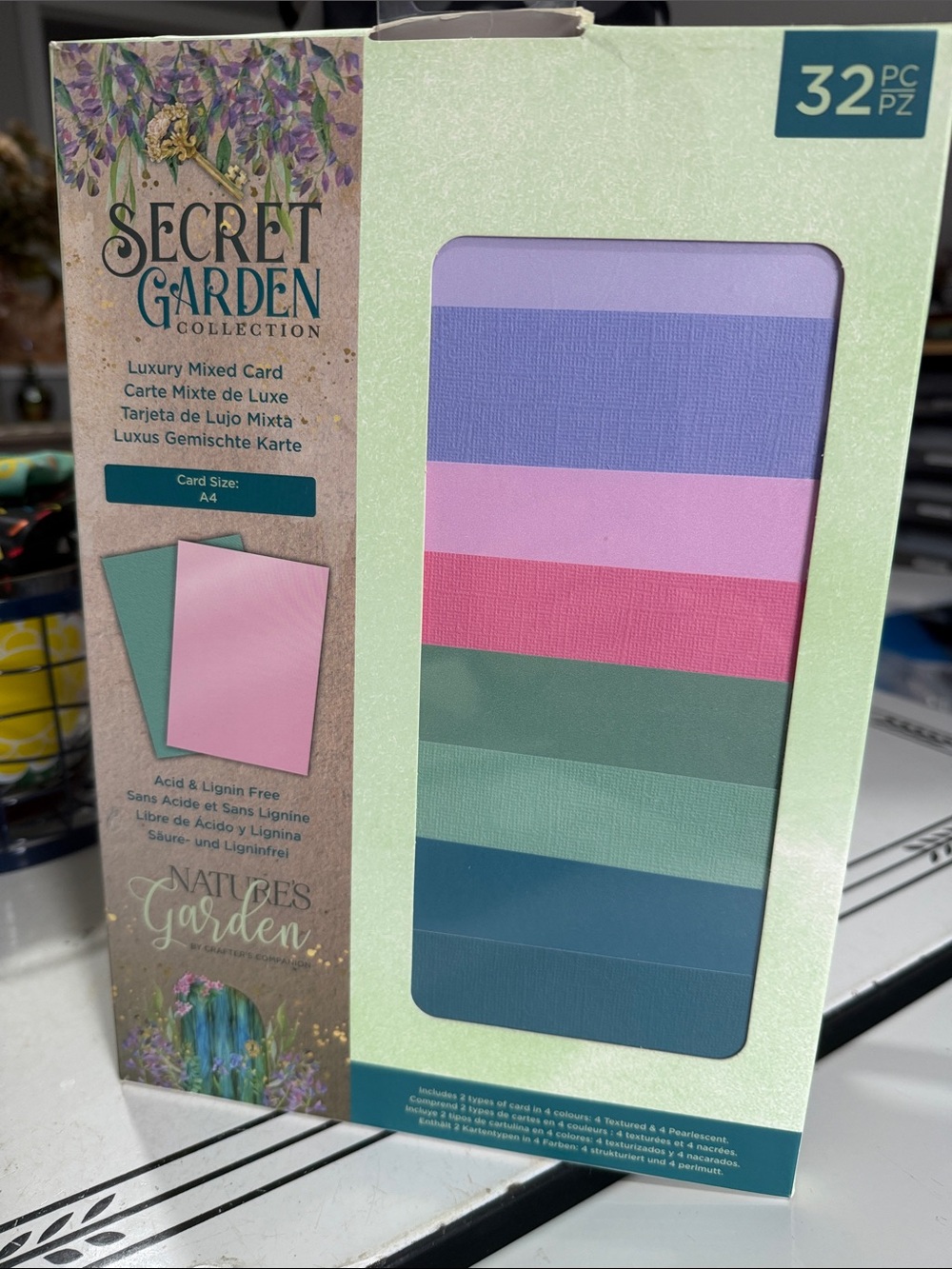 Crafters Companion Secret Garden Luxury Mixed Card